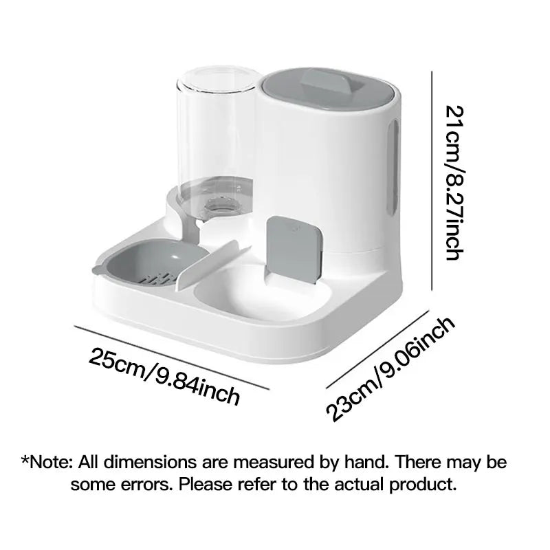 Automatic Gravity Cat Water Dispenser & Feeder – Spill-Proof Large Capacity
