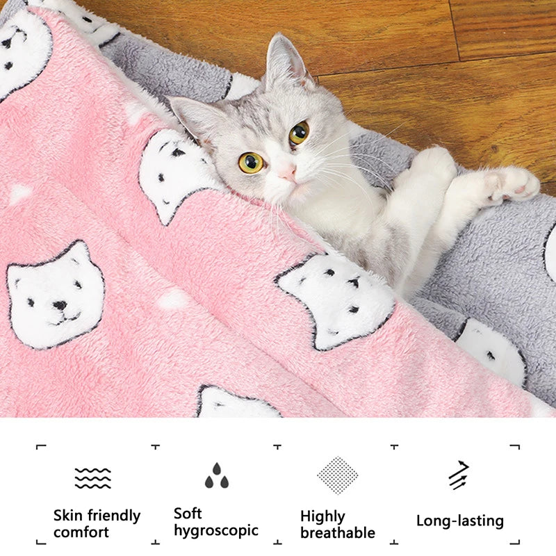 Thick Flannel Cat & Dog Mat