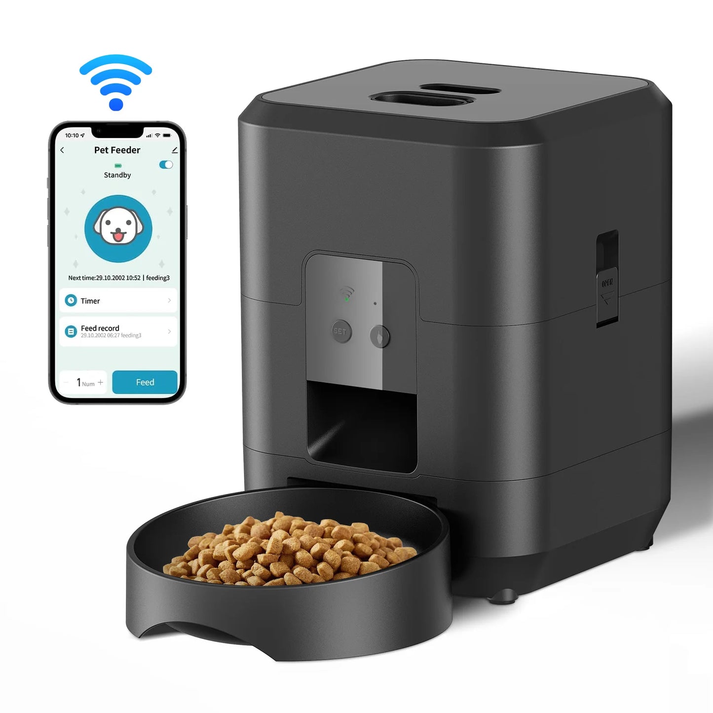 Automatic Cat & Dog Feeder – Smart Timed Food Dispenser