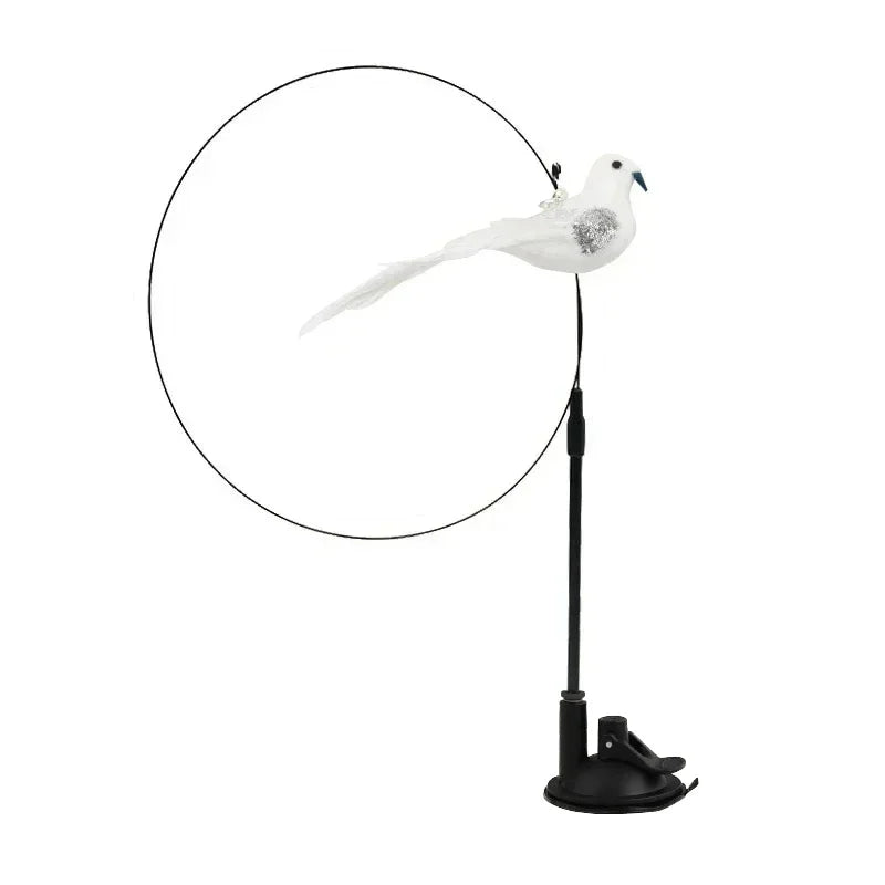 Interactive Peacock Cat Toy