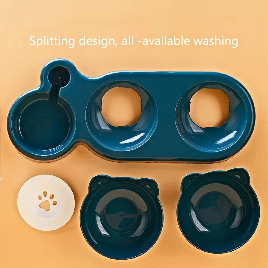 🐾 3-in-1 Pet Bowl Set with Water Feeder