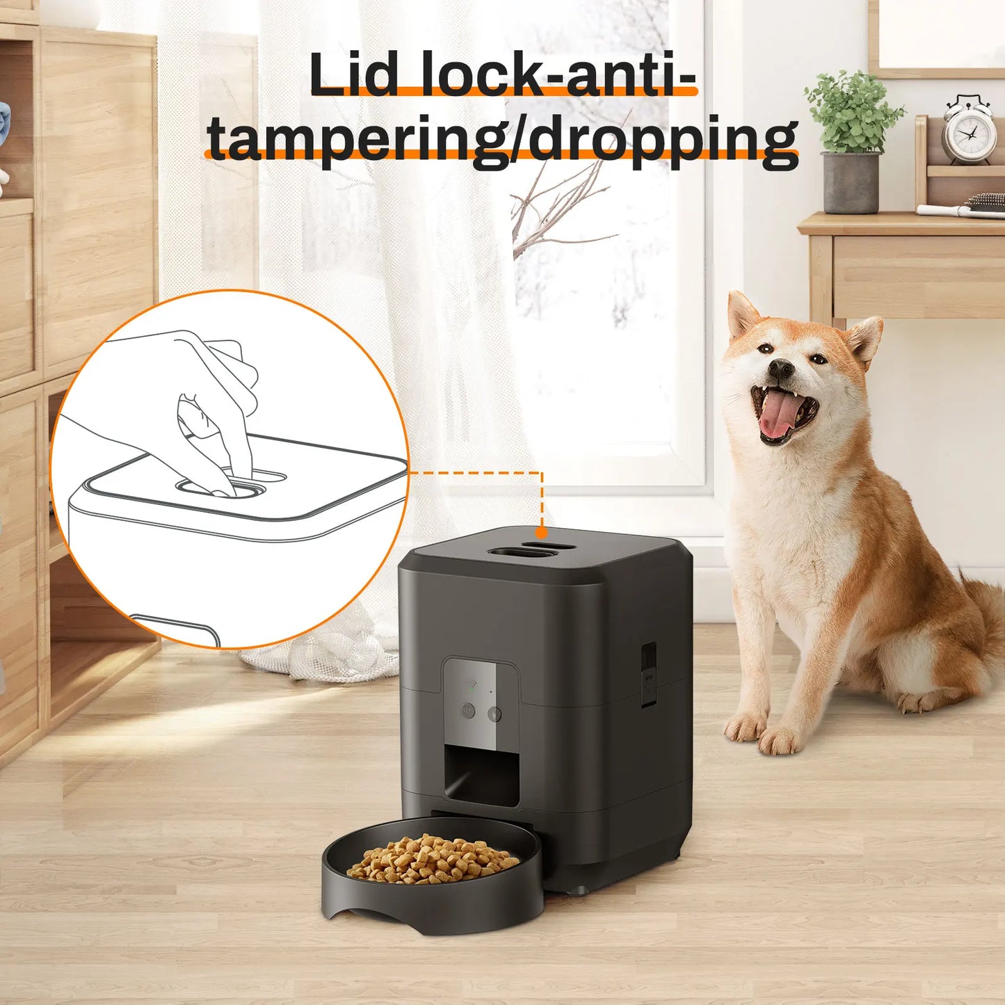 Automatic Cat & Dog Feeder – Smart Timed Food Dispenser