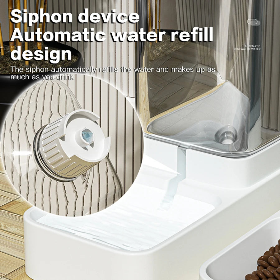 Automatic Cat & Dog Feeder with Water Dispenser
