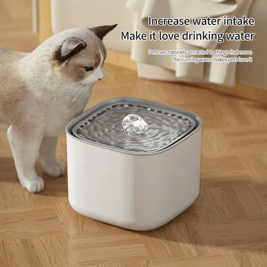 3L Automatic Cat Water Fountain – USB, Quiet & Filtered