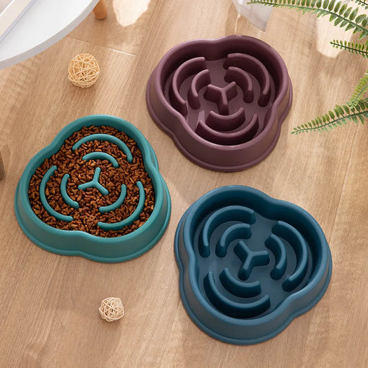 Slow Feed Pet Bowl – Anti-Choking, Non-Slip for Cats & Dogs