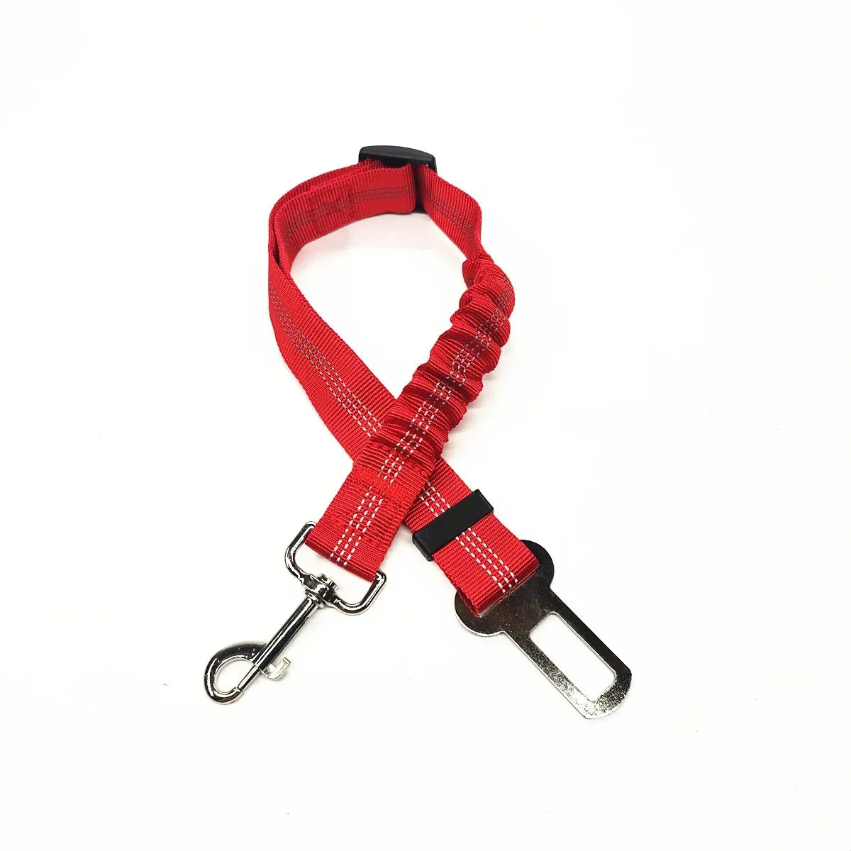 Adjustable Pet Car Seat Belt – Dog & Cat Safety Harness Lead Clip