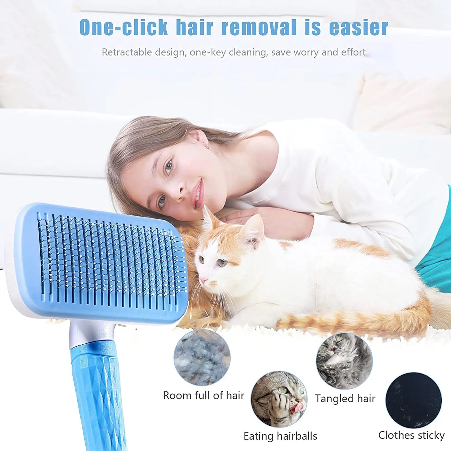 Dog & Cat Hair Remover Brush