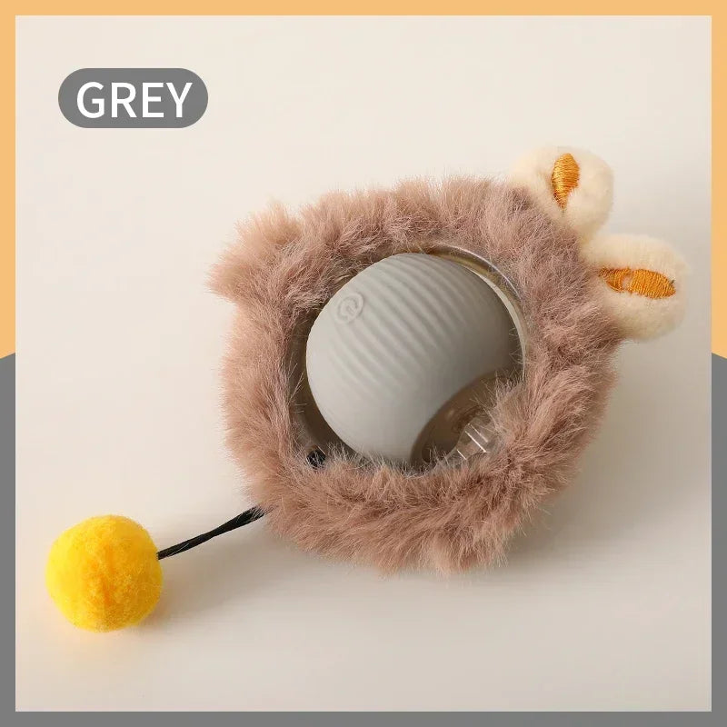 Automatic Rolling Cat Toy – Rechargeable & Tail Flicking