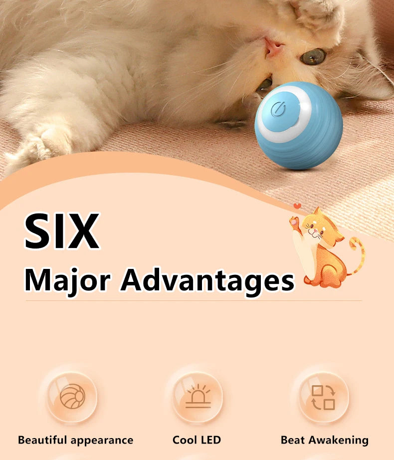 Interactive Cat Ball