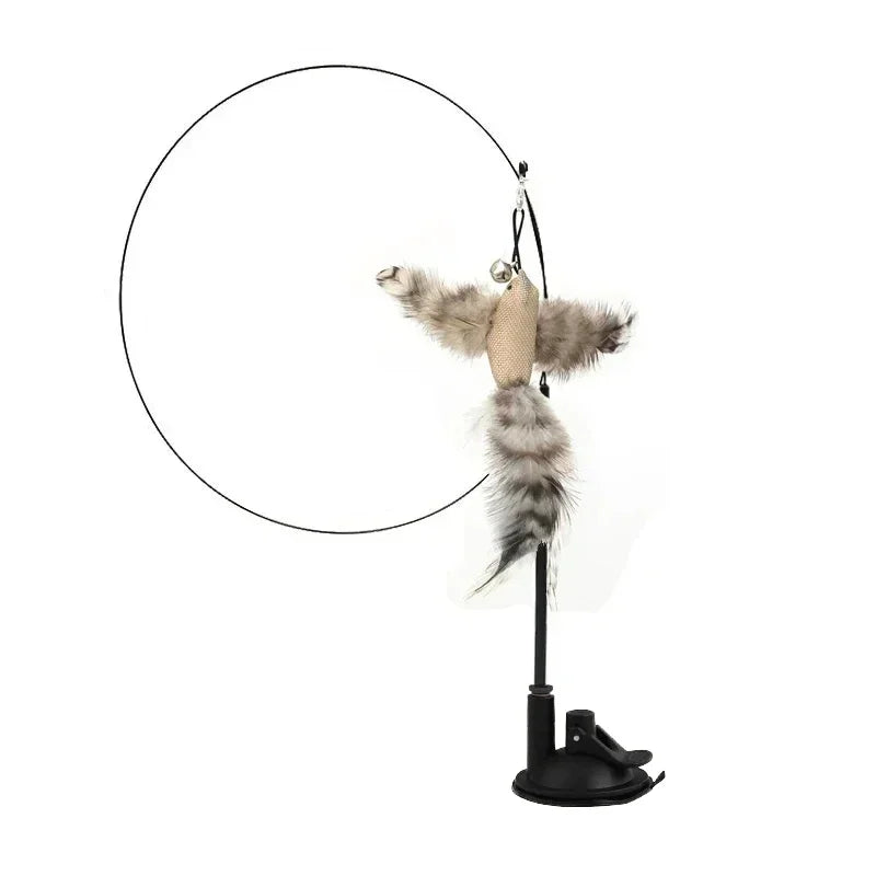 Interactive Peacock Cat Toy