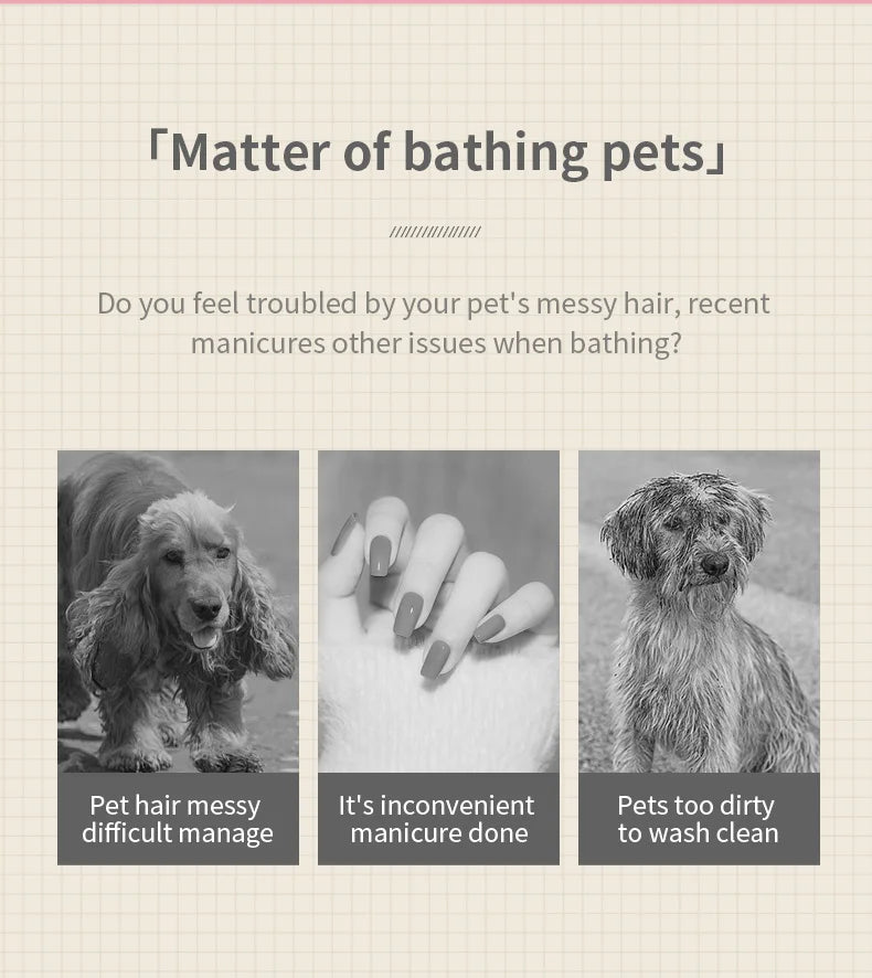 3-in-1 Pet Spray Massage Brush – Steam Spray, Hair Removal & Bath Comb