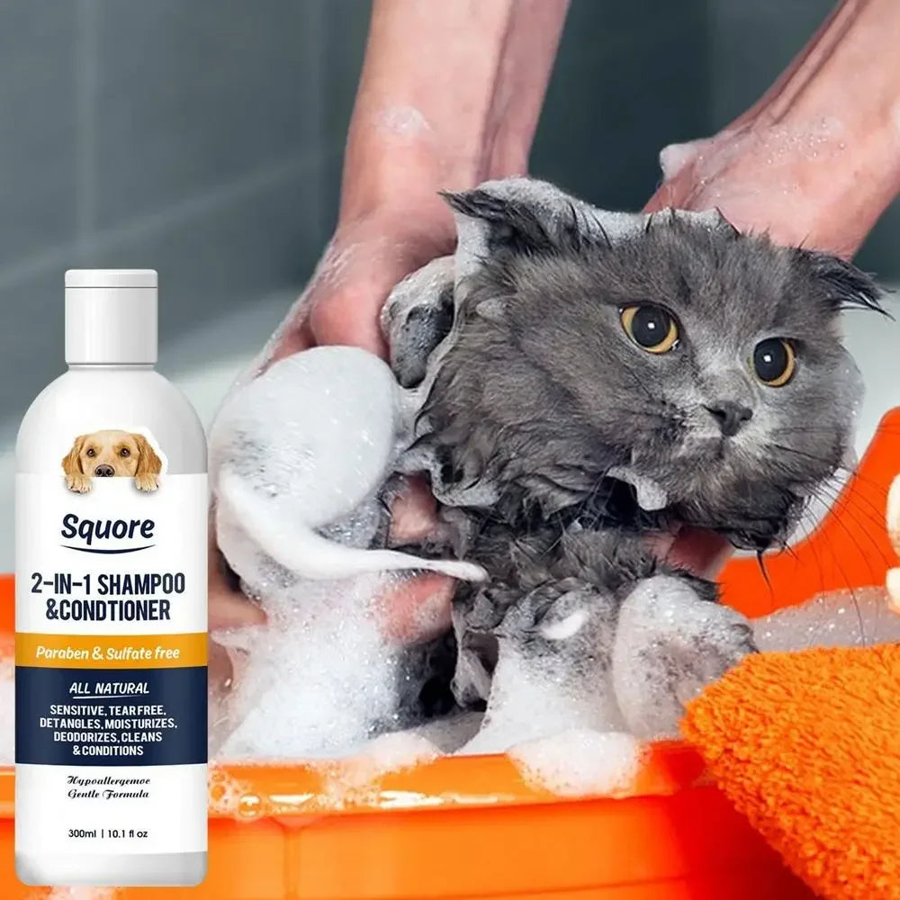 2-in-1 Puppy Shampoo & Conditioner – Natural Moisturising Dog Shampoo