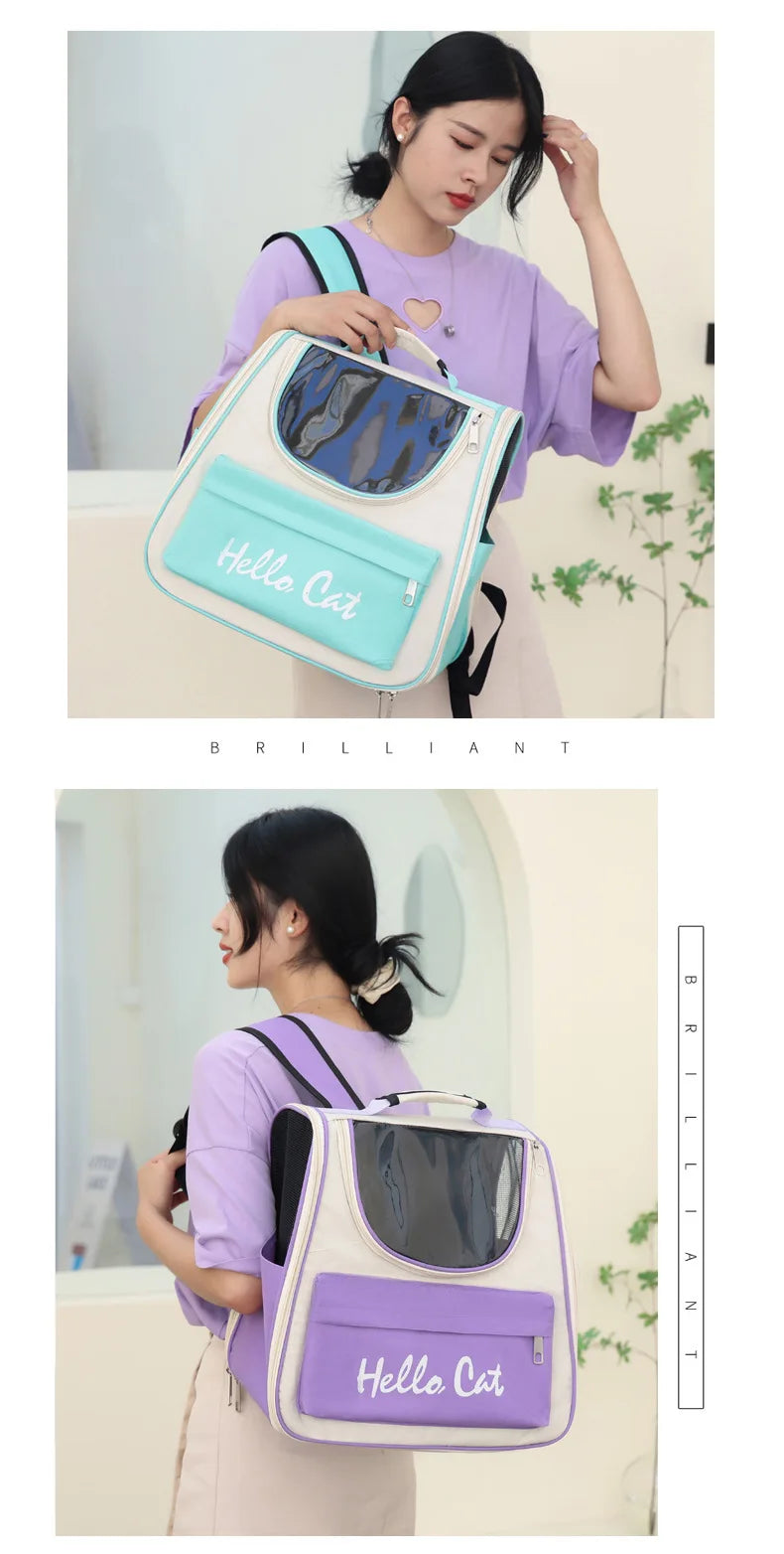 Water-Resistant Pet Backpack