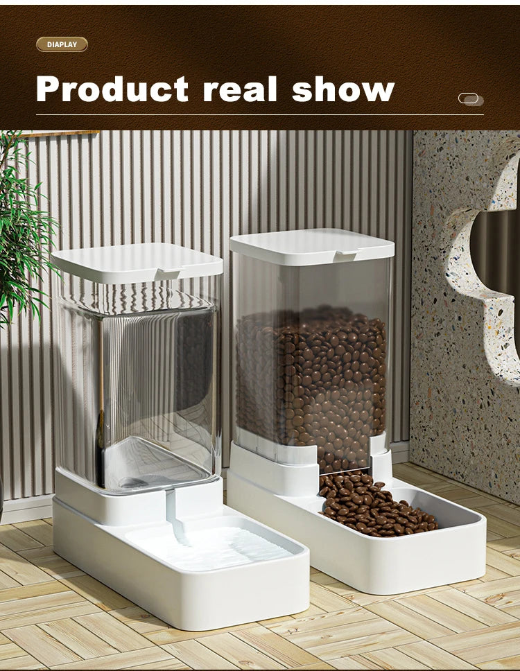 Automatic Cat & Dog Feeder with Water Dispenser