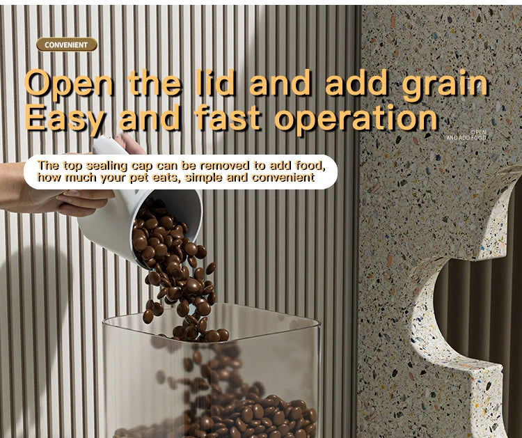 Automatic Cat & Dog Feeder with Water Dispenser