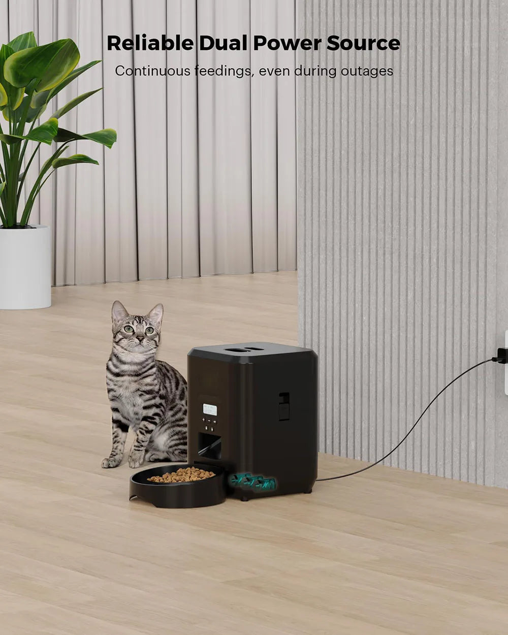 Automatic Cat & Dog Feeder – Smart Timed Food Dispenser