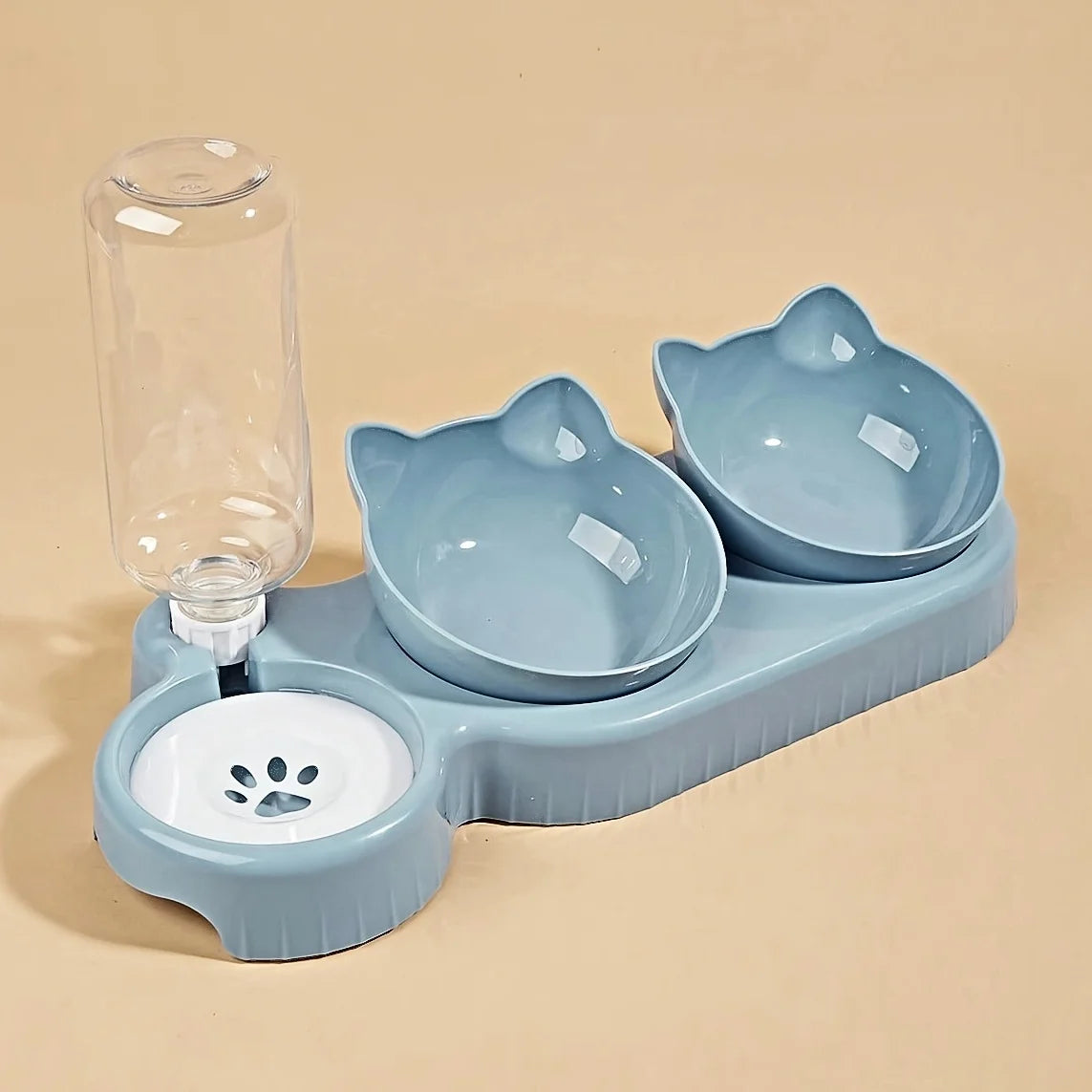 🐾 3-in-1 Pet Bowl Set with Water Feeder