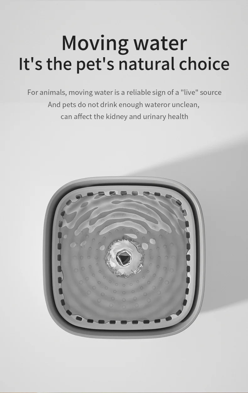 3L Automatic Cat Water Fountain – USB, Quiet & Filtered