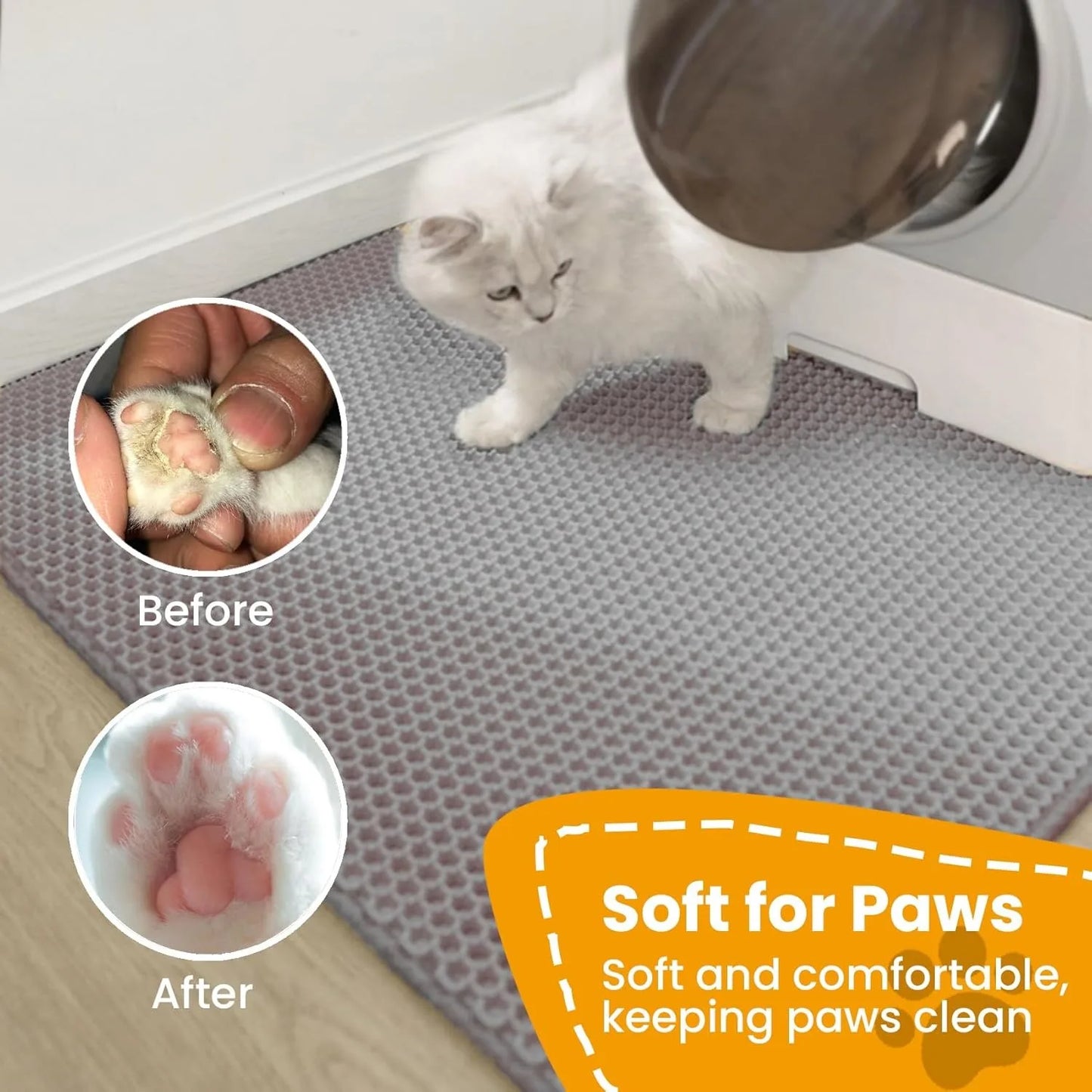 Double Layer Waterproof Cat Litter Mat