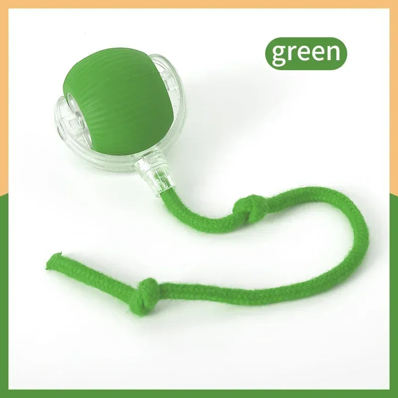 Automatic Rolling Cat Toy – Rechargeable & Tail Flicking