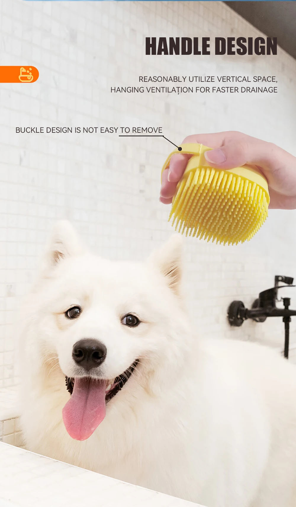 Dog & Cat Bath Brush
