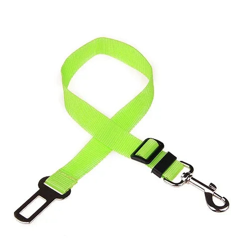 Adjustable Pet Car Seat Belt – Dog & Cat Safety Harness Lead Clip