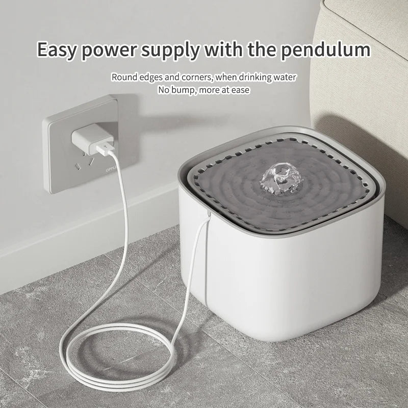 3L Automatic Cat Water Fountain – USB, Quiet & Filtered