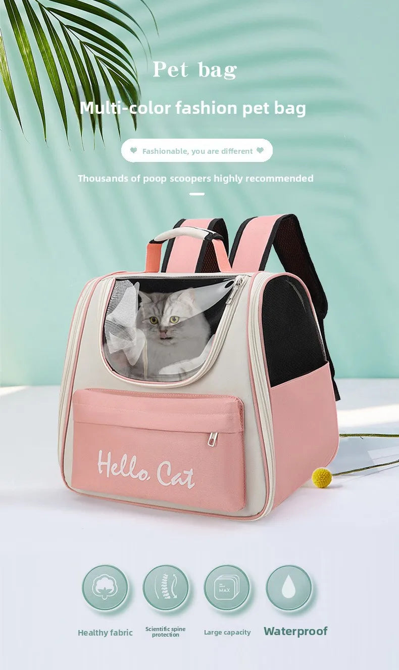 Water-Resistant Pet Backpack