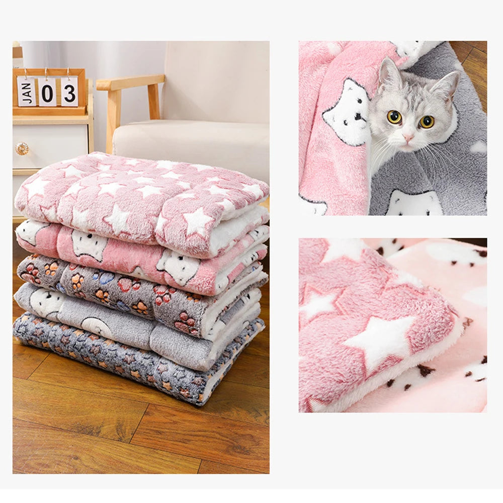 Thick Flannel Cat & Dog Mat
