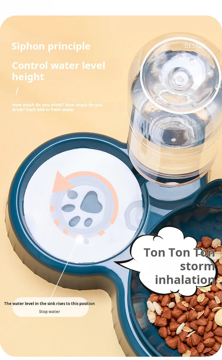 🐾 3-in-1 Pet Bowl Set with Water Feeder