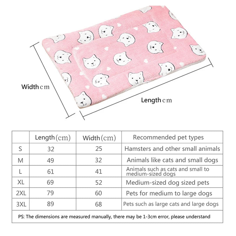 Thick Flannel Cat & Dog Mat