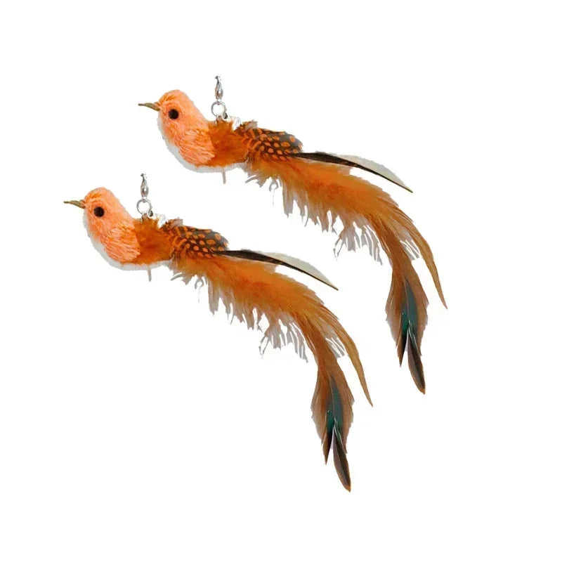Interactive Peacock Cat Toy