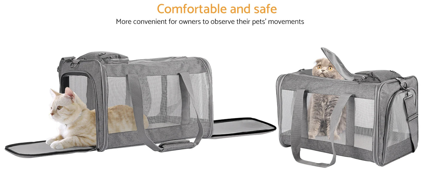 Airline Approved Soft Pet Carrier for Cats & Dogs