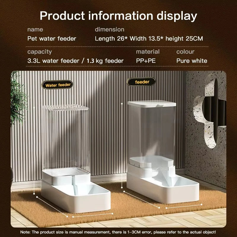 Automatic Cat & Dog Feeder with Water Dispenser