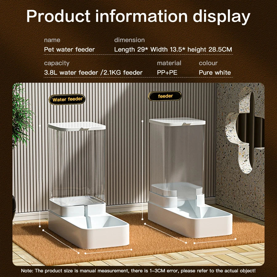 Automatic Cat & Dog Feeder with Water Dispenser