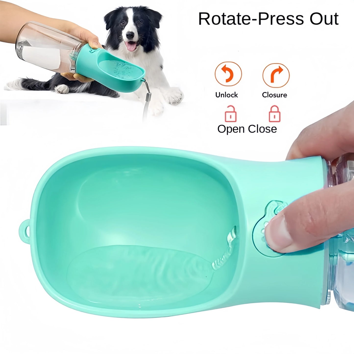 Portable Pet Water & Food Bottle