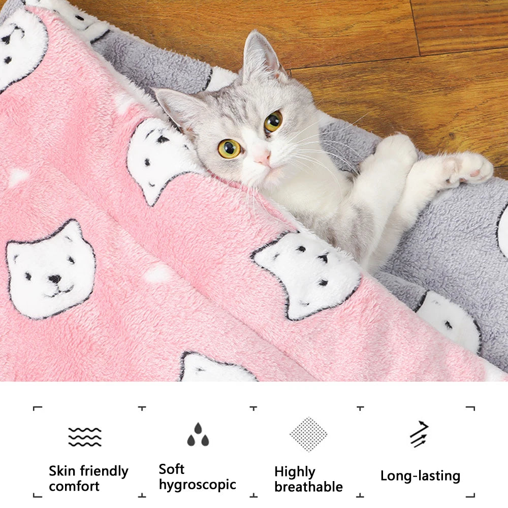 Thick Flannel Cat & Dog Mat