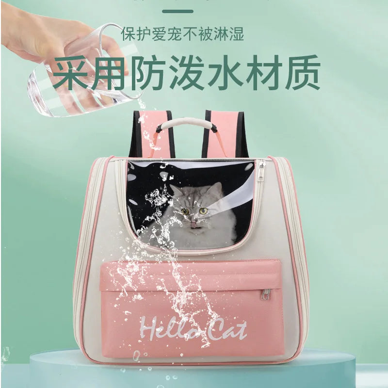 Water-Resistant Pet Backpack