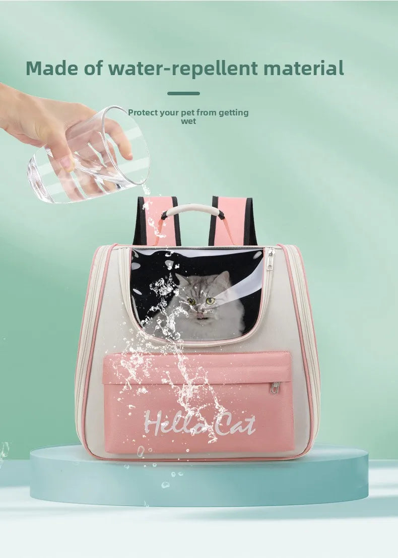 Water-Resistant Pet Backpack