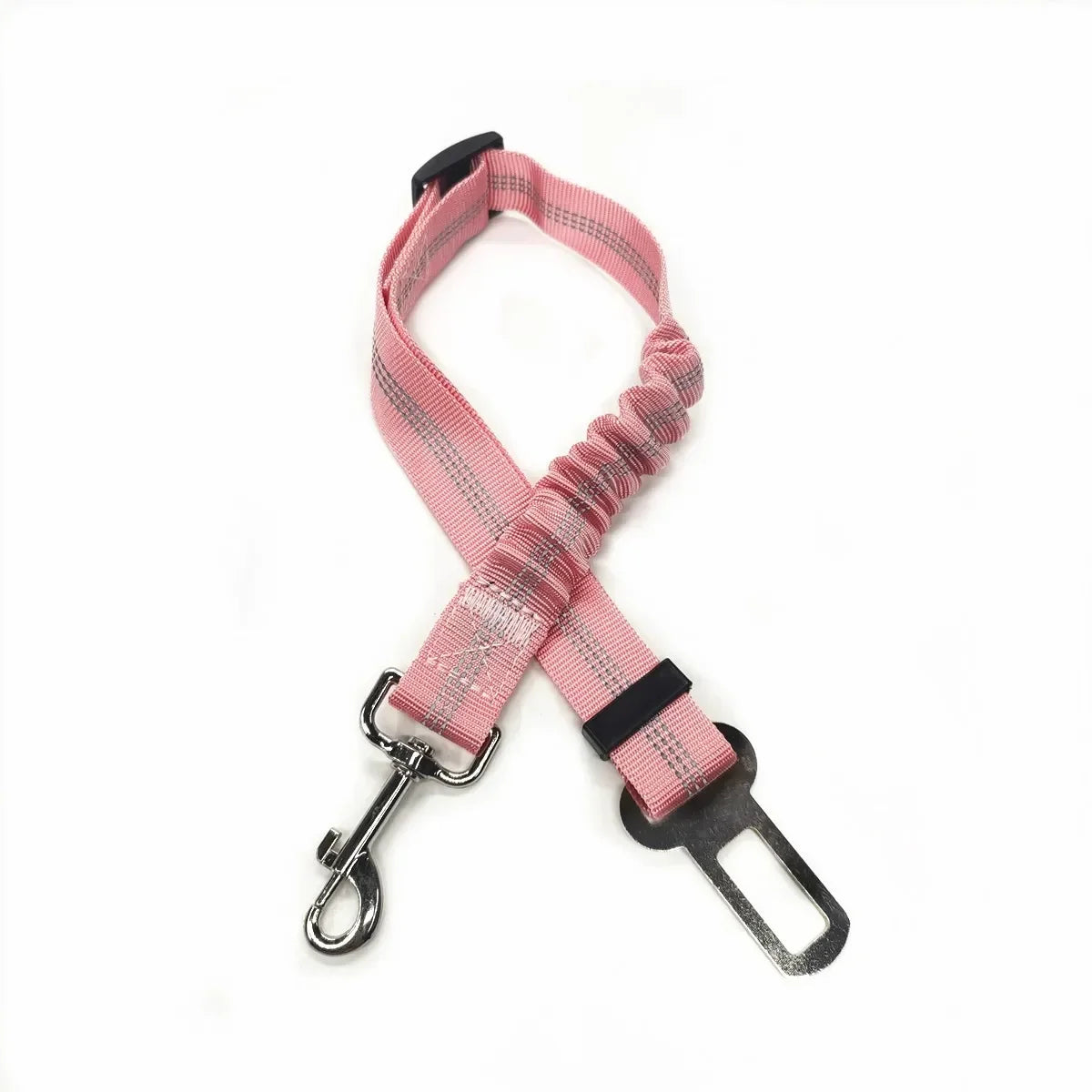 Adjustable Pet Car Seat Belt – Dog & Cat Safety Harness Lead Clip