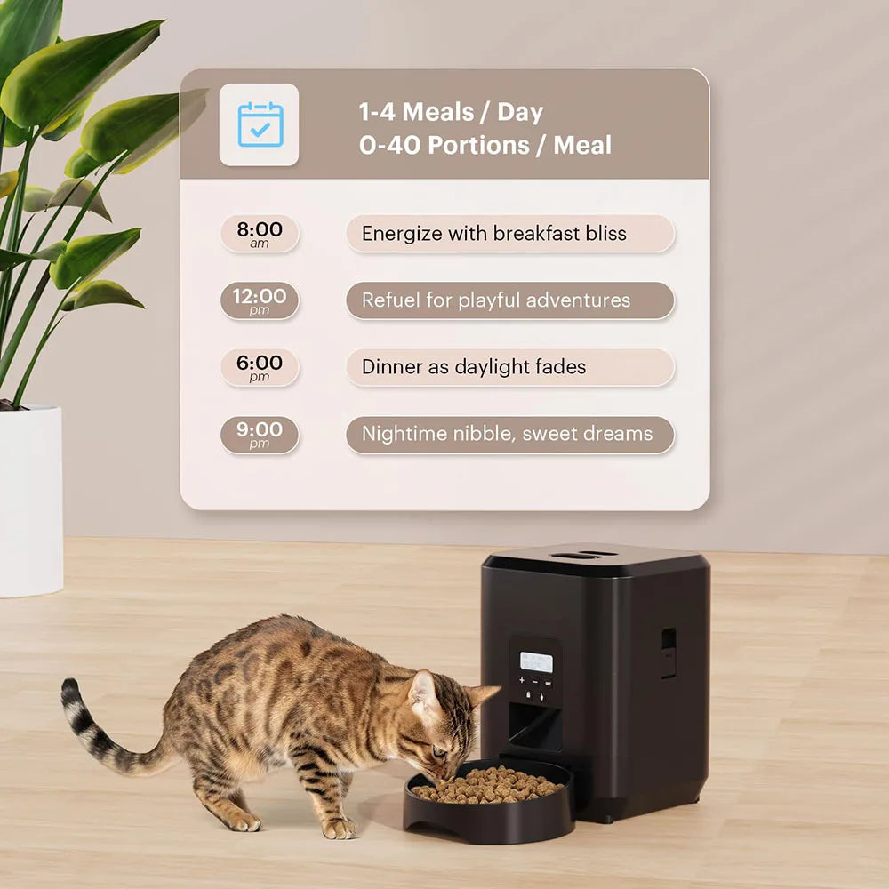 Automatic Cat & Dog Feeder – Smart Timed Food Dispenser