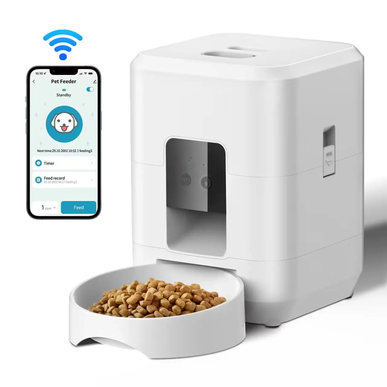 Automatic Cat & Dog Feeder – Smart Timed Food Dispenser