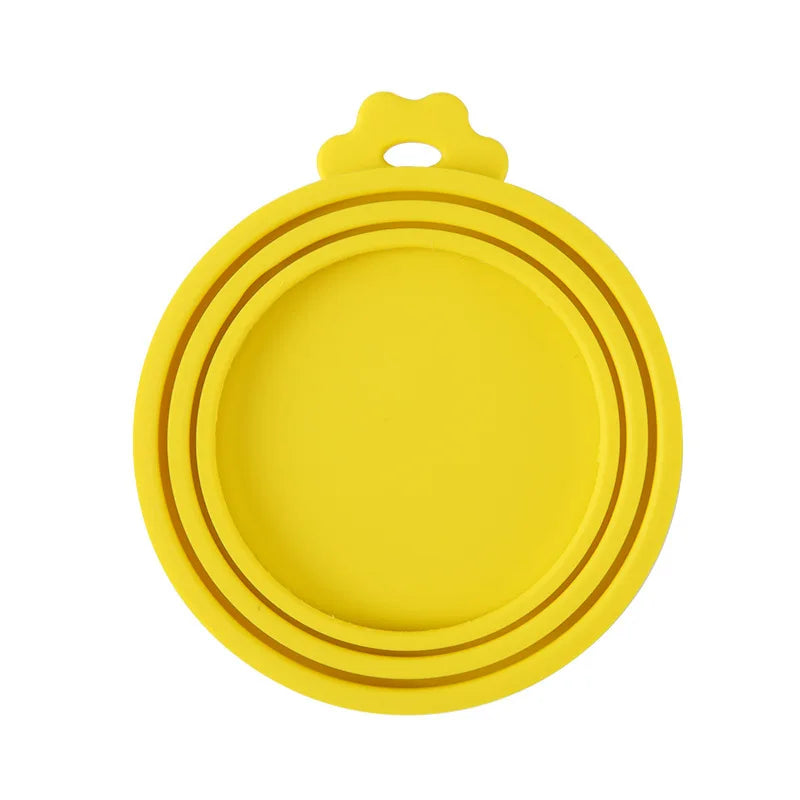 Reusable Pet Food Can Covers & Spoon