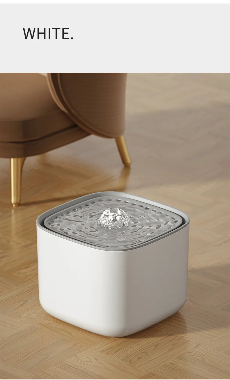 3L Automatic Cat Water Fountain – USB, Quiet & Filtered