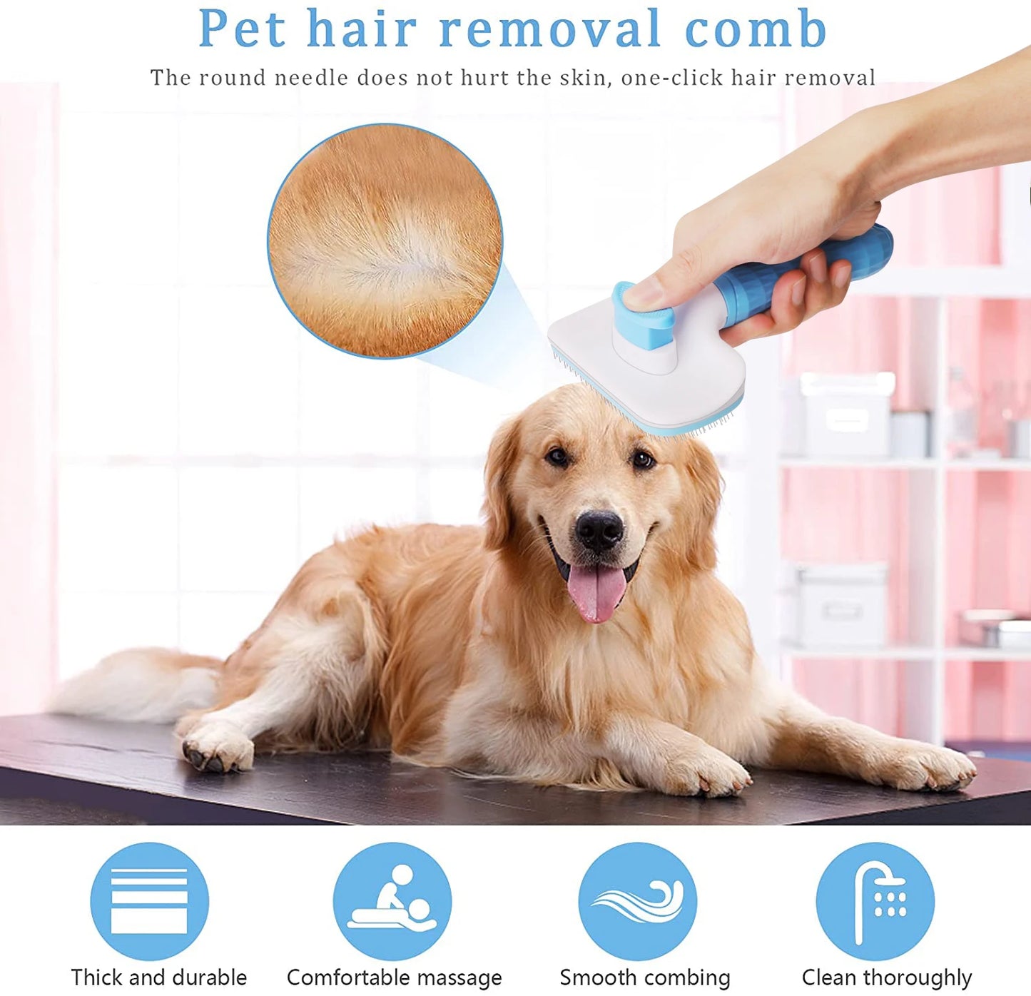 Dog & Cat Hair Remover Brush