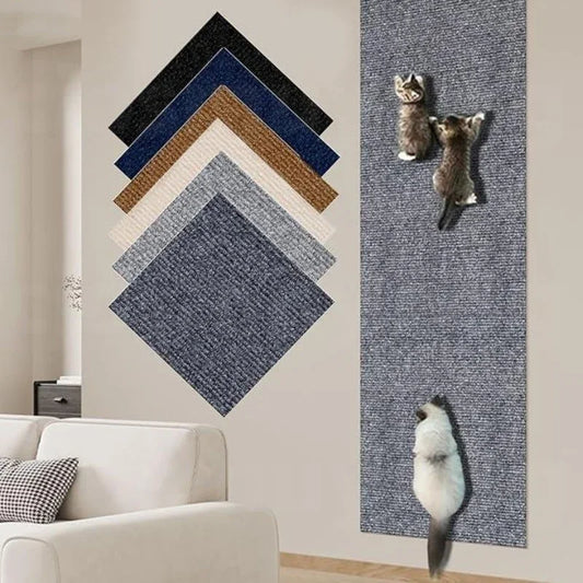 Self-Adhesive Cat Scratcher Mat – Sofa Protector & DIY Trim Pad