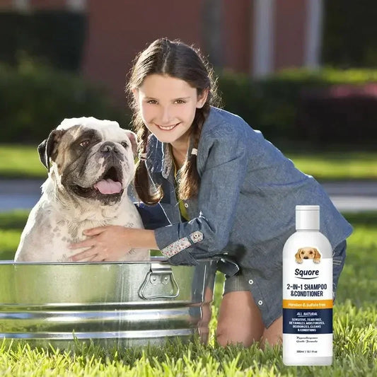 2-in-1 Puppy Shampoo & Conditioner – Natural Moisturising Dog Shampoo