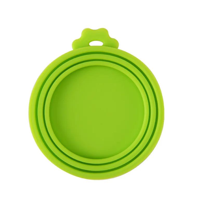Reusable Pet Food Can Covers & Spoon