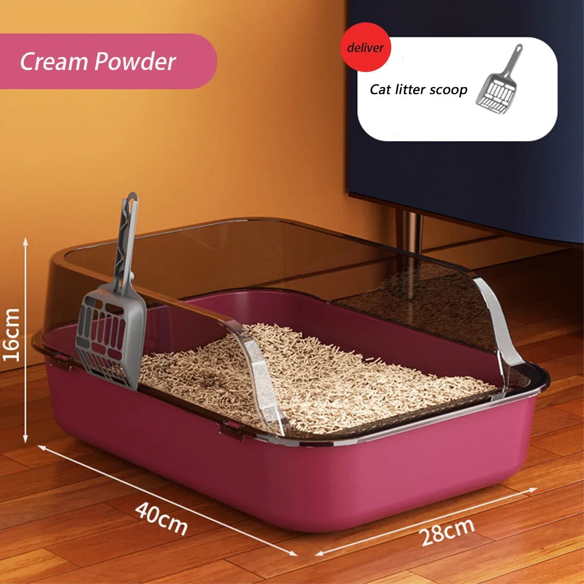Thickened Cat Litter Box
